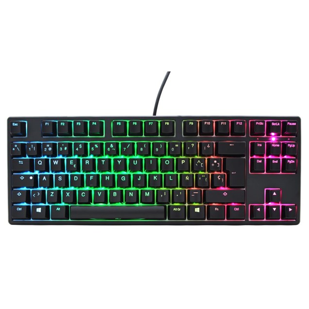 Ducky One TKL RGB Mechanical Keyboard - Black - (UK Layout)